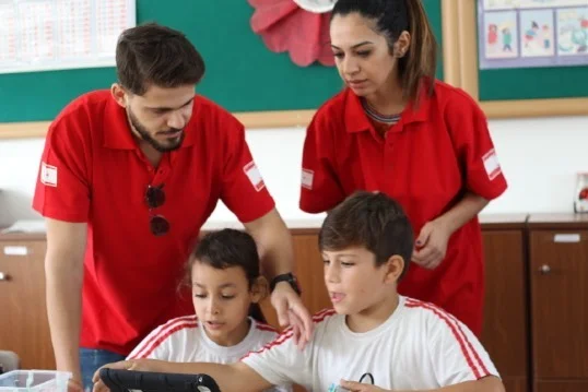Future Red Crescent Volunteers — from the ÖMB presentation